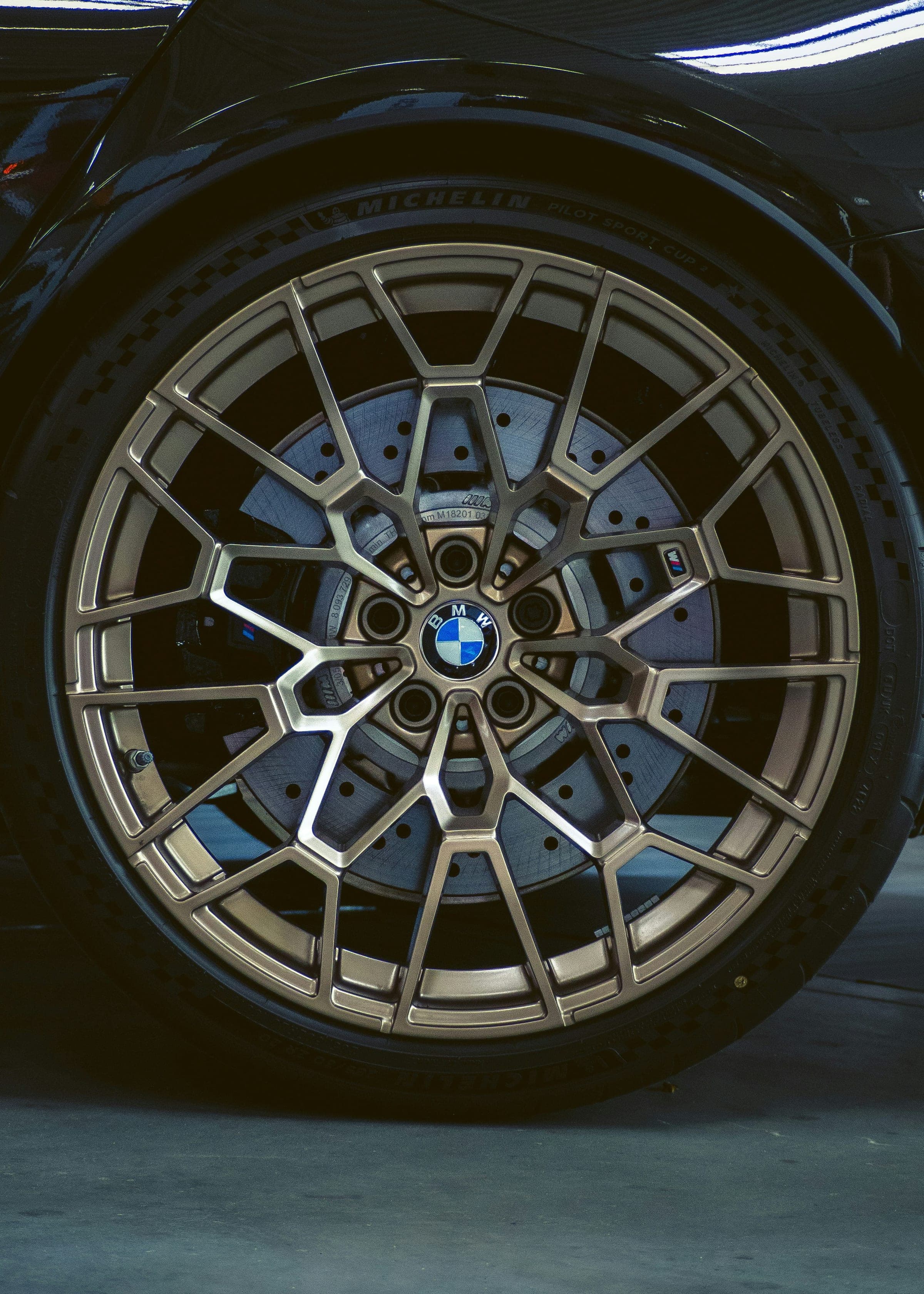 Bronze BMW M-Performance forged wheel — wide accent tile
