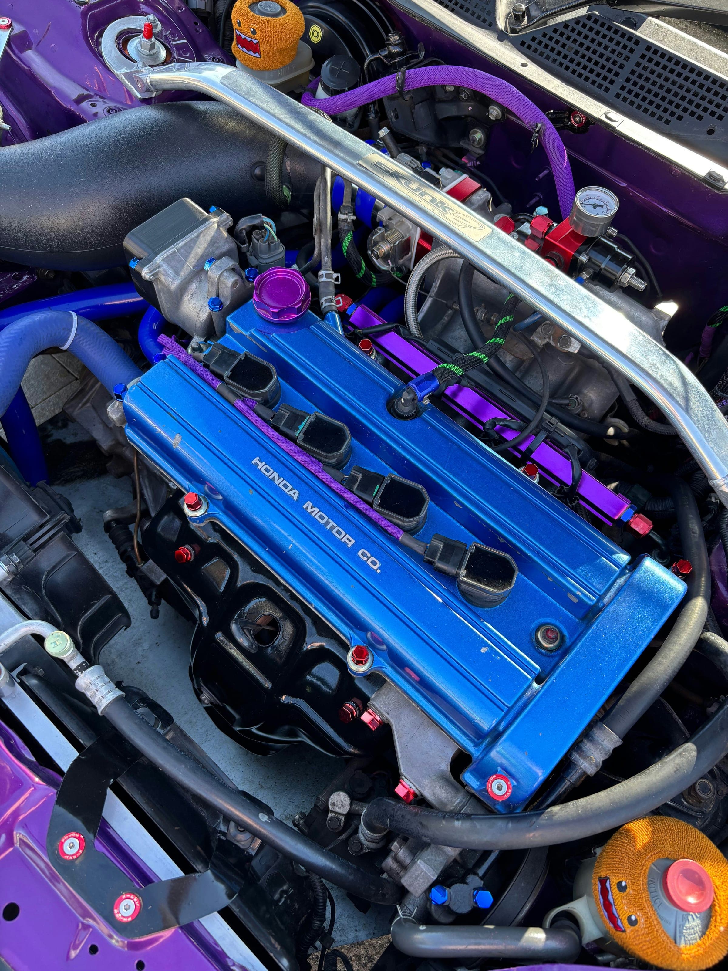 Honda engine bay detail